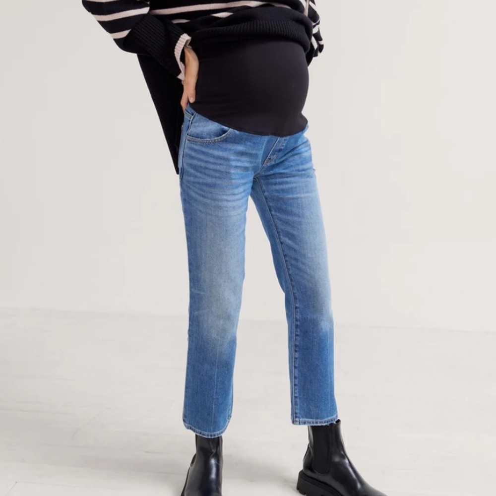 Hatch - The Over The Bump Straight Maternity Jean